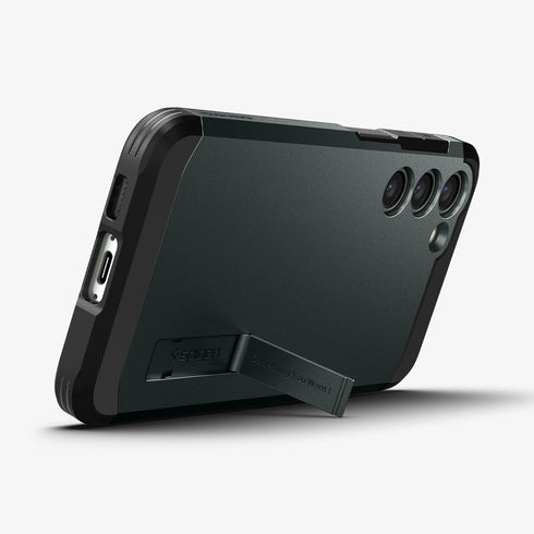 ACS05623 - Galaxy S23 Ultra Case Tough Armor in black showing the back